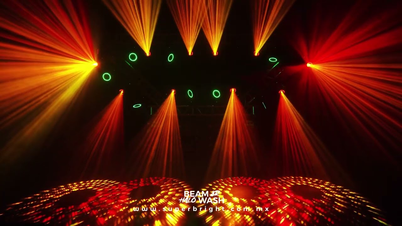 Beam 8r y Halo wash | Super Bright and loud