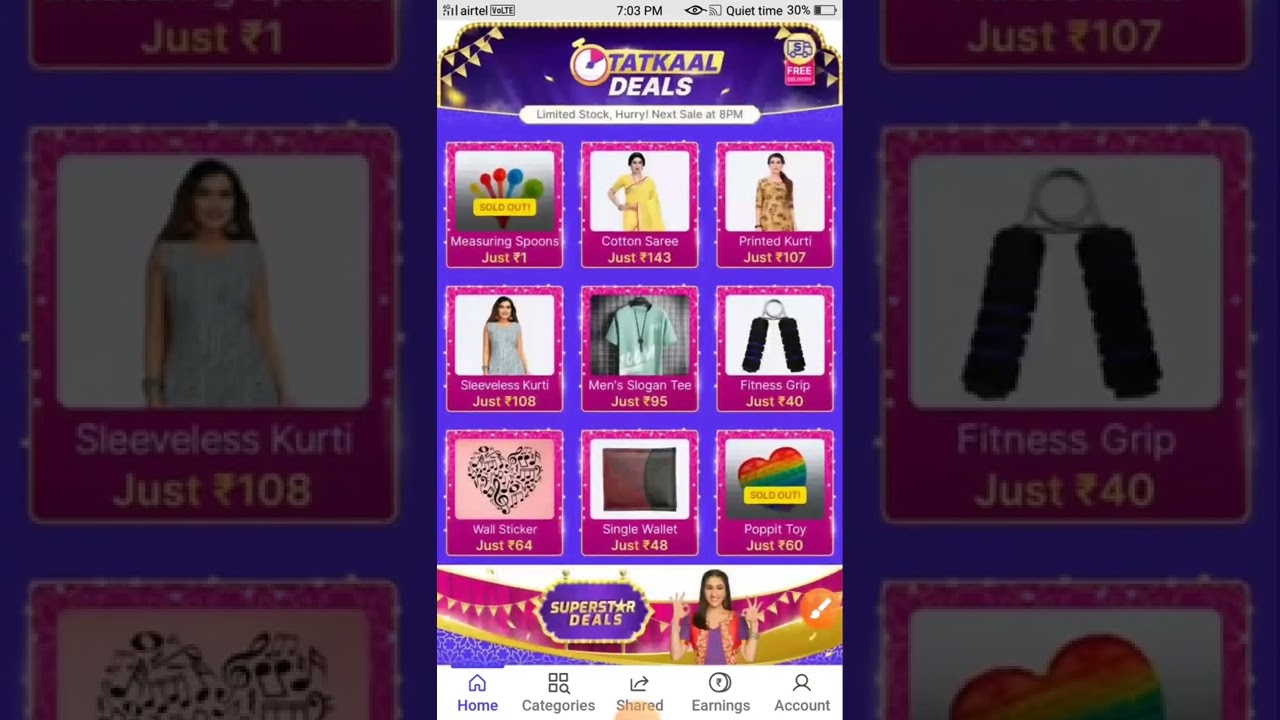 Shopsy 1 rupees loot offer 🔥| 🤩 loot offer today | shopsy unlimited order | shopsy sale
