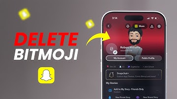 Hoe verwijder ik BitMoji op Snapchat?