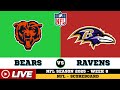 🔴LIVE : Chicago Bears Vs Baltimore Ravens | NFL 2025 | NFL Live SCOREBOARD