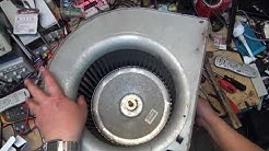 Carrier HVAC system blower fan repair