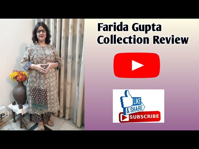 Buy Ajrak Hand Block-Printed A-Line Cotton Kurta for Women | FGMK23-532 | Farida  Gupta