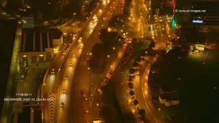 Aerial Footage / The Paris ring road, concrete belt around Paris / Boulevard périphérique de Paris