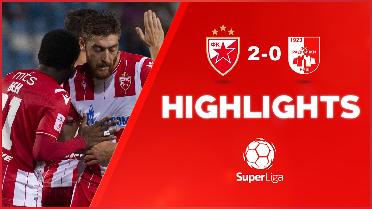 FK Radnicki Nis 1-3 FK Crvena Zvezda Belgrad :: Highlights