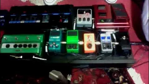 Violet's 2012 Pedalboard - Part 1 - the stuff on my pedalboard