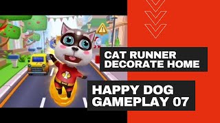 Cat Runner Decorate Home Happy Dog 07