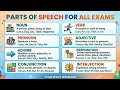 Parts of speech for all exam in just 5 min upsc, ssc  ,railway, 📚📙#trending#viral#ytshorts #trending