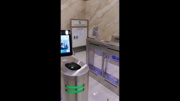 HFSecurity RA07 Facial access control with turnstiles complete system