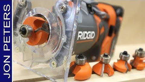 Rabbet Bit Router Test! RIDGID Cordless Router Test & Review