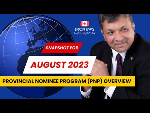 Provincial Nominee Program (PNP) overview or snapshot for August 2023