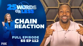 Ep 112 Chain Reaction  25 Words Or Less Game Show   Episode Lisa Ann Walter Vs Jaleel White