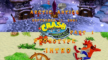 Crash Bandicoot The Wrath of Cortex Prototype: (September 11, 2001) Part 1: Intro & Arctic Antics
