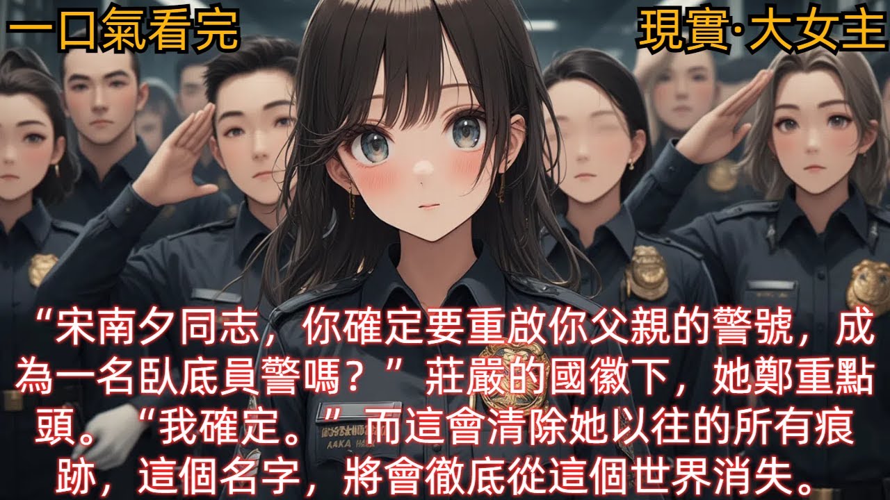 【現實·大女主】“宋南夕同志，你確定要重啟你父親的警號，成為一名臥底員警嗎？”莊嚴的國徽下，她鄭重點頭。“我確定。”而這會清除她以往的所有痕跡，這個名字，將會徹底從這個世界消失。
