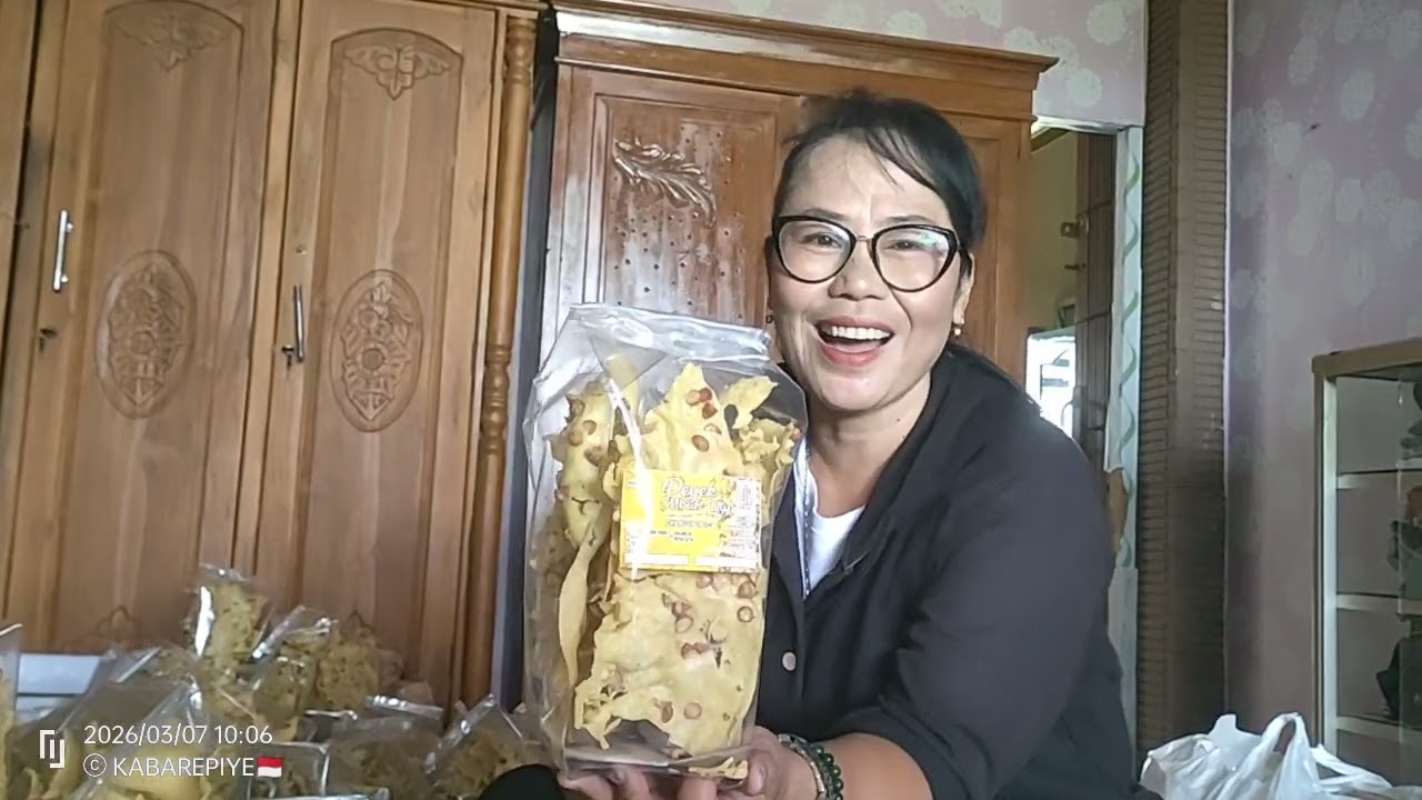 Peyek Mbah Uty Trotok Wedi Klaten dan Jiwan Jimbung Kalikotes Renyah 