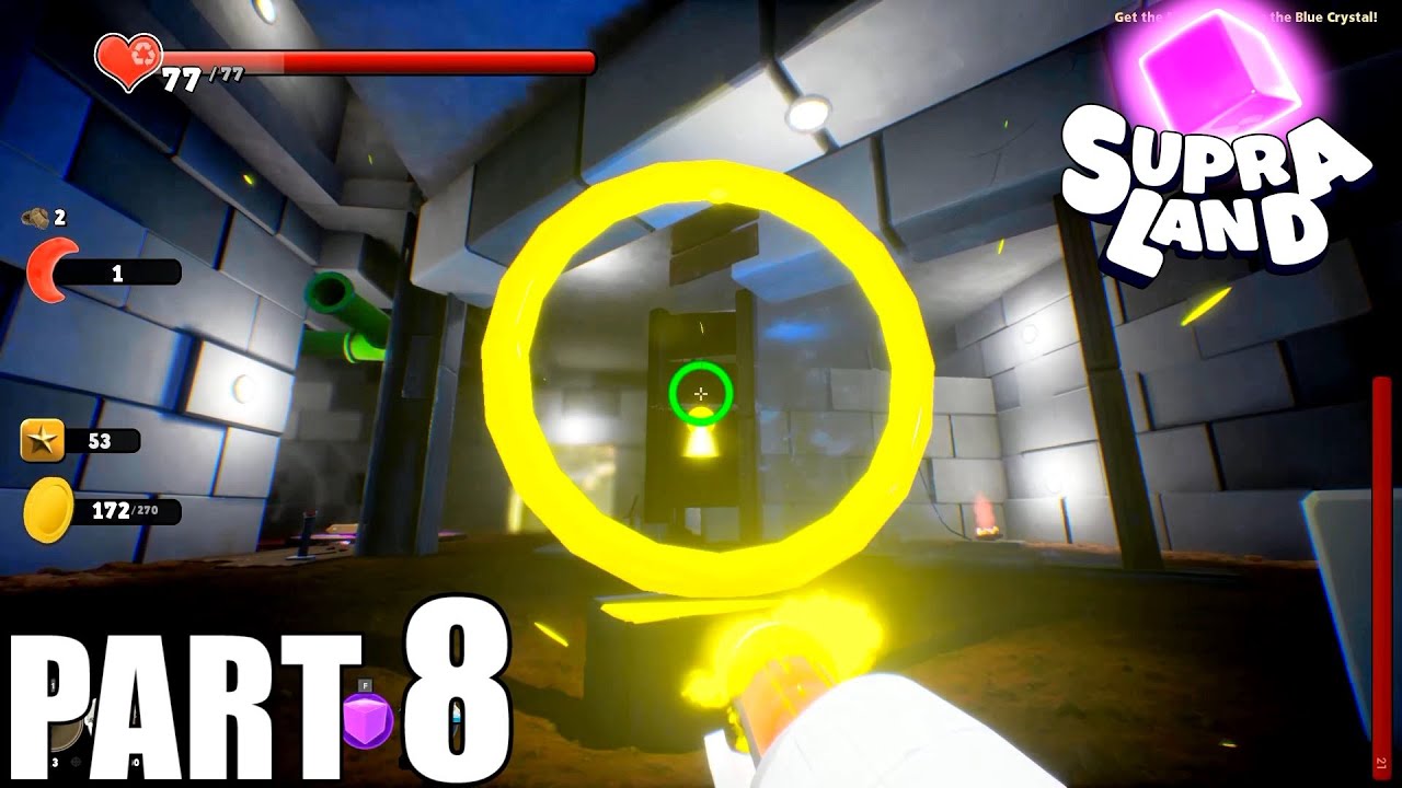 Supraland Walkthrough Gameplay Part 8 - Get the macguffin from the blue