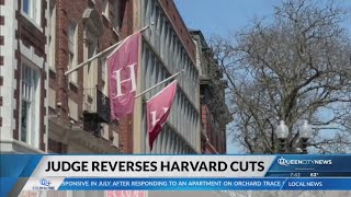 Legal Analyst: Judge reverses Harvard cuts