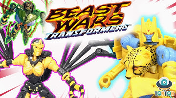 Transformer Beast Wars Stopmotion - Cheetor Maximize VS Kingdom Blackarachnia & Waspinator