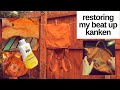 How to wash and restore your Kanken Backpack: Washing, Redying, waxing and embroidering