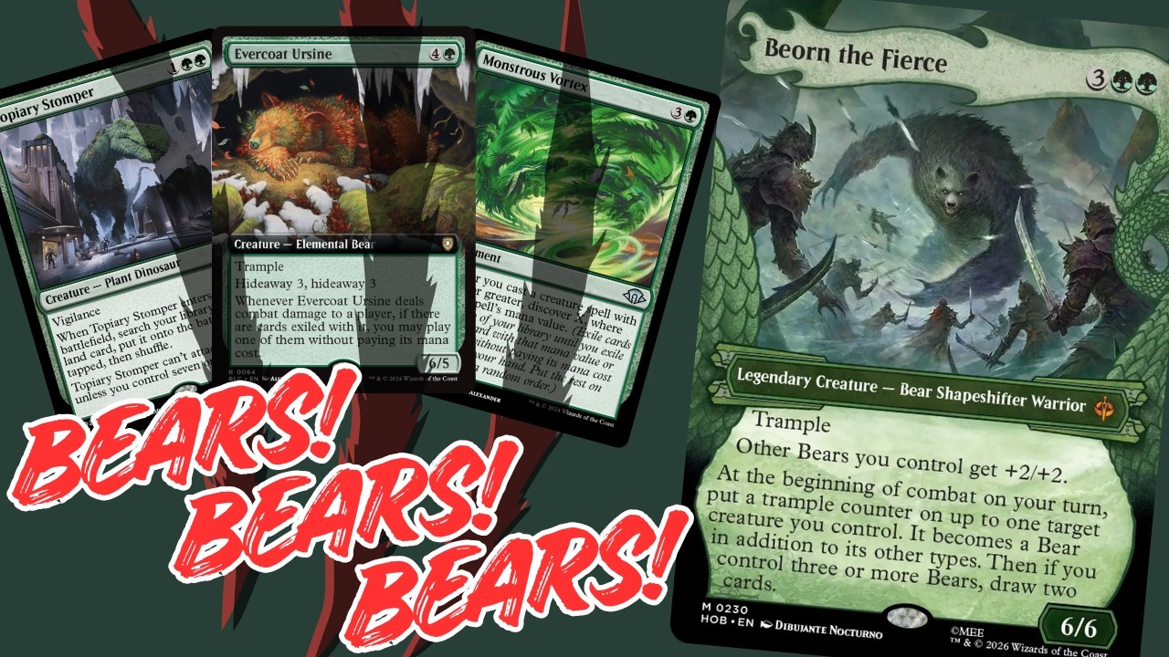 Chaotic Decks #81 - Beorn, the Fierce - MTG The Hobbit Commander Deck thumbnail