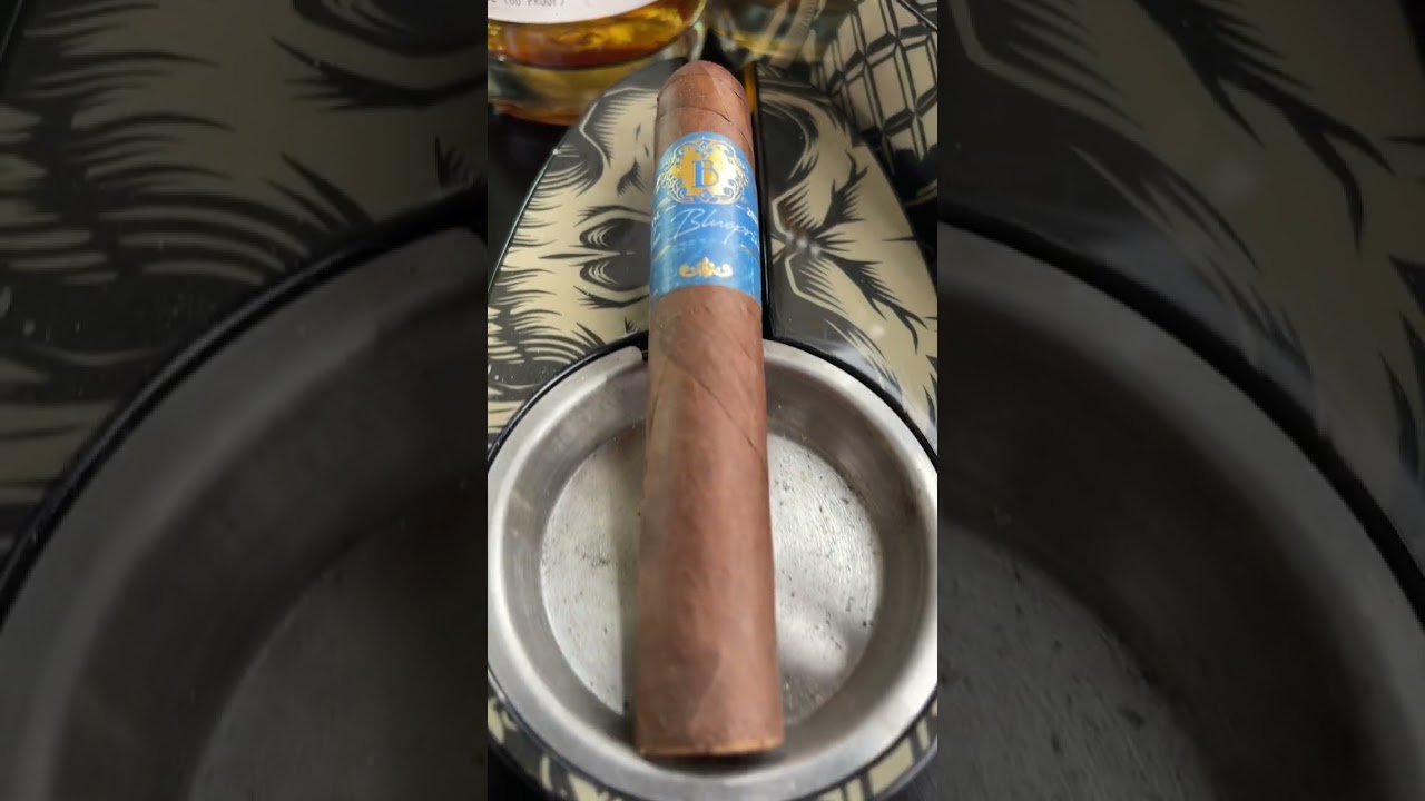 Cigar and bourbon pairing. 