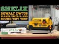 Shelix Cutterhead OEM Install For Dewalt Dw735 Planer With Before And After DB And Cut Quality Test