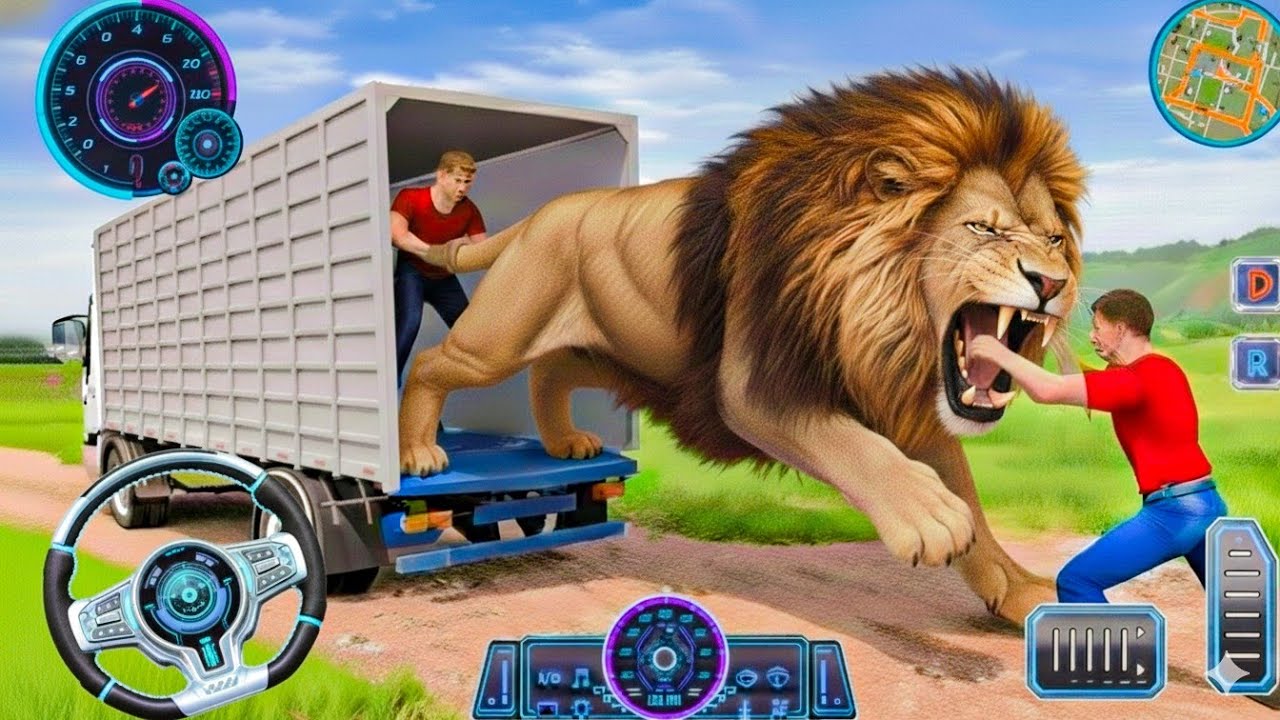 Extreme Lion Transport Challenge - Truck Simulator 2026