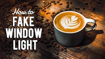 How to easily create "natural" window light  // DIY photography lighting hack