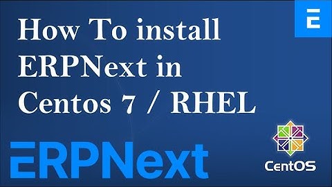 How To Install ERPNext in CentOS / RHEL || Erpnext || TechHack Tamil