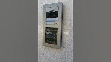 Control4 IP intercom - Access control C4-DS2VK-2TSSM-BN #smarthome #control4 #luxurylifestyle