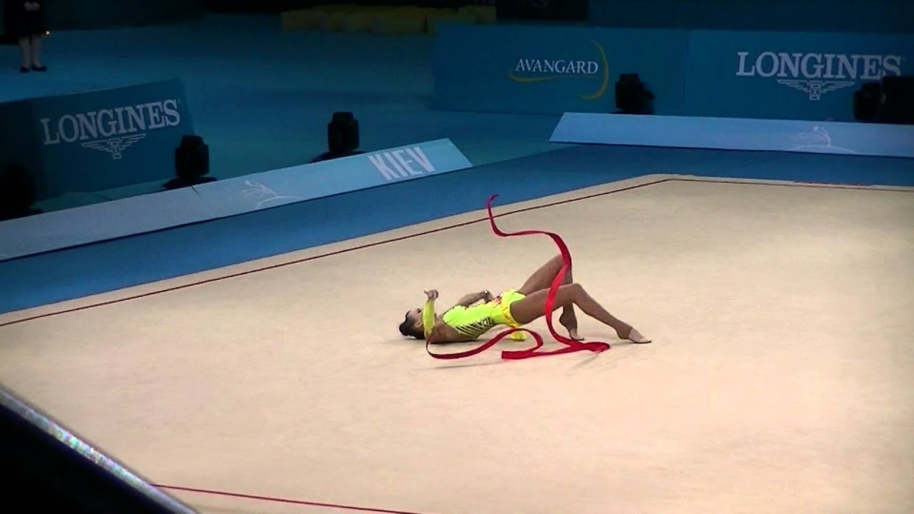 Rizatdinova Ganna (UKR)  ribbon World Championships RG 2013 All- around
