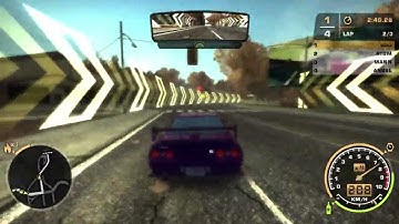 LEVEL 999🥶🥶 NFS MOSTWANTED REDUX V3 SPEED TRAP RACE #nissangtr #toyotasupra