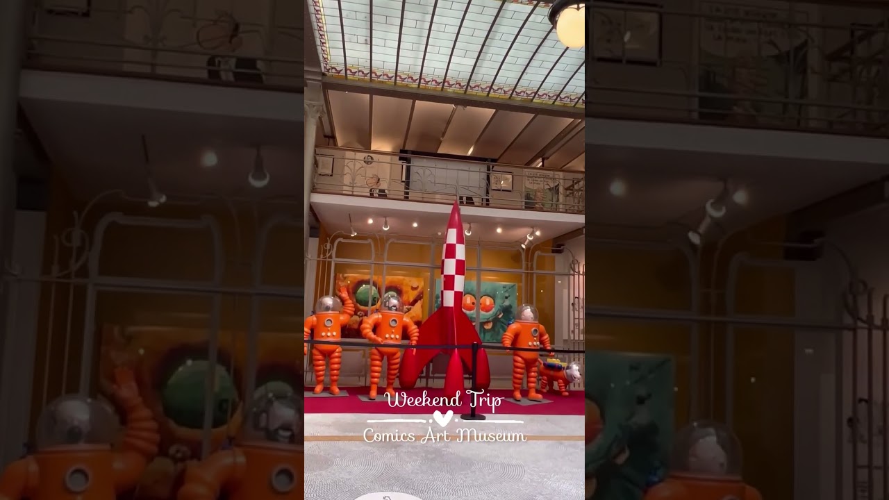 Comics Art Museum | V8 | Brussels | Belgium | Europe Diaries Series | BnR Films | Travel | Archana