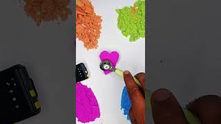 satisfying crunchs And Relaxing Kinetic Sand Cutting ASMR #shorts