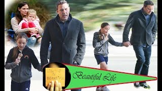 Ben Affleck Is Sweet Attentive Dad Holding Hands With Daughter Seraphina