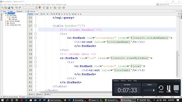 Hướng dẫn sử dụng sql tag của jstl trong jsp