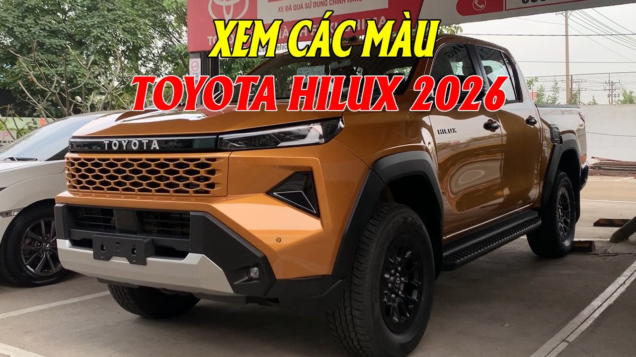 XEM CHI TIẾT CÁC MÀU XE TOYOTA HILUX 2026