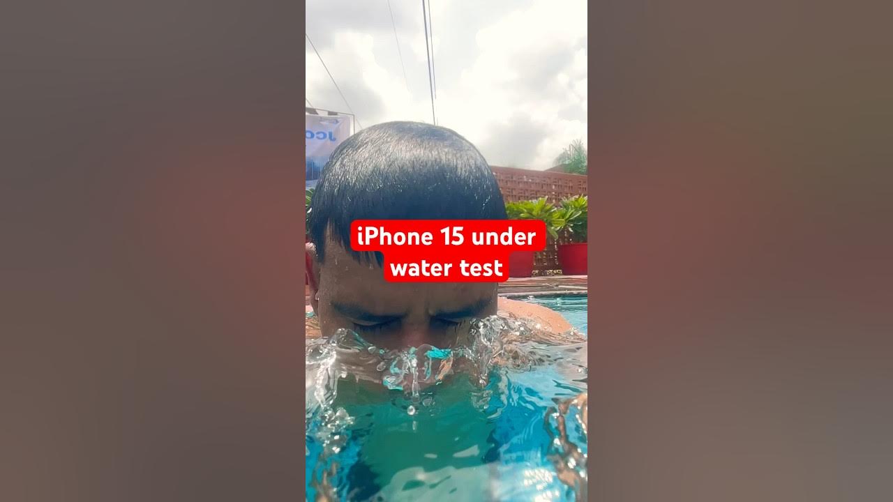 iPhone 15 under water test shortsvideo yt ytubeshorts underwater solotrip hukumsinghvlogs