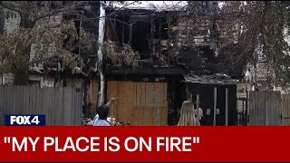 Illegal fireworks destroy Dallas woman's home