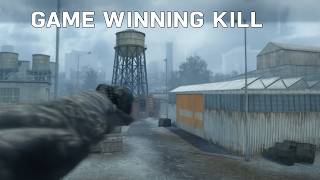 MW2 GAME WINNING KILLwith THROWING KNIFE