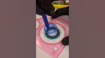 Satisfying Spirograph Time-Lapse | Geometric Art Creation #spirograph #relaxingart #shorts