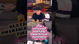 Reza Arap Minta Maaf Soal Furap Ke Haji Faisal Malah Dituduh Minta Restu marapthon