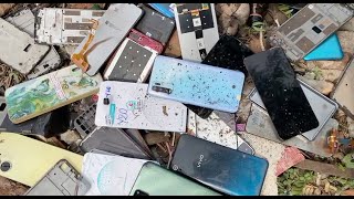 restore destroyed vivo y30 phone from trash || i found many broken phone from trash.