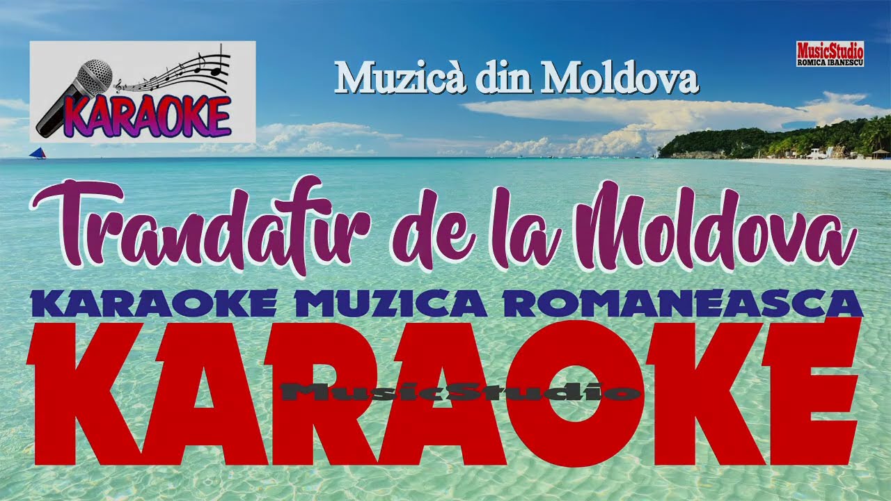 Trandafir de la Moldova - Karaoke - Negativ - Versuri