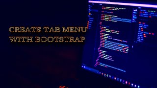 Create Tab Menu With Bootstrap5  How To Crate Tab Menu In Bootstrap 5  Codewithkbl