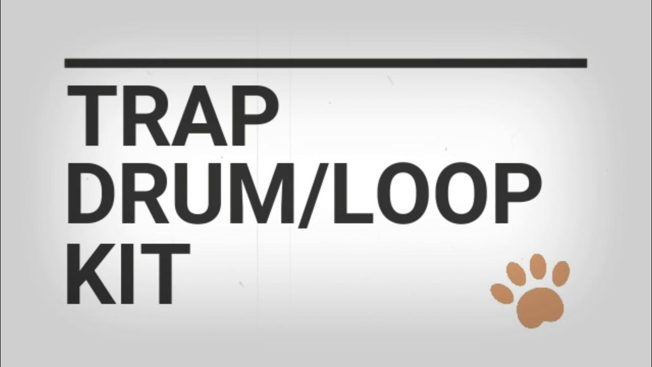Trap drum loop. Trap kit. loop kit. traps drums. trap drums example.