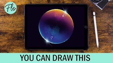 ANYONE Can Draw This Bubble in PROCREATE | How to draw a Bubble using FREE Procreate brushes