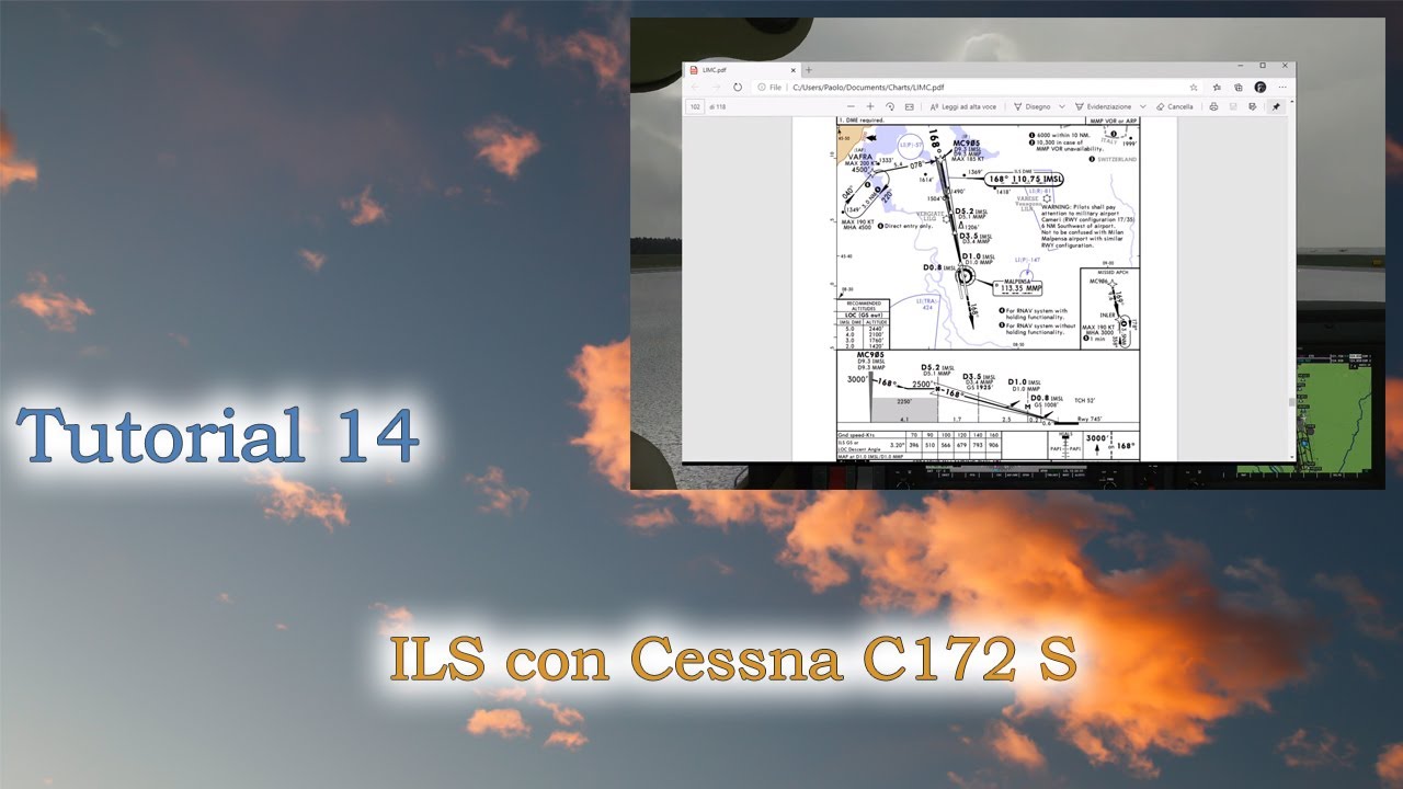 Microsoft Flight Simulator 2020 - Tutorial 14 - ILS con Cessna C172 S ...