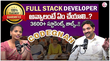 Codegnan : What is Full stack || What does it take to become a full stack developer? MR NAG