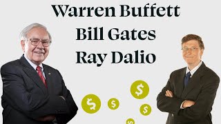 Warren Buffett, Bill Gates y Ray Dalio ¿qué acciones han estado comprando y vendiendo?