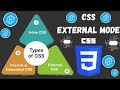External mode on css #css #html #webdevelopment #websitedesign #web